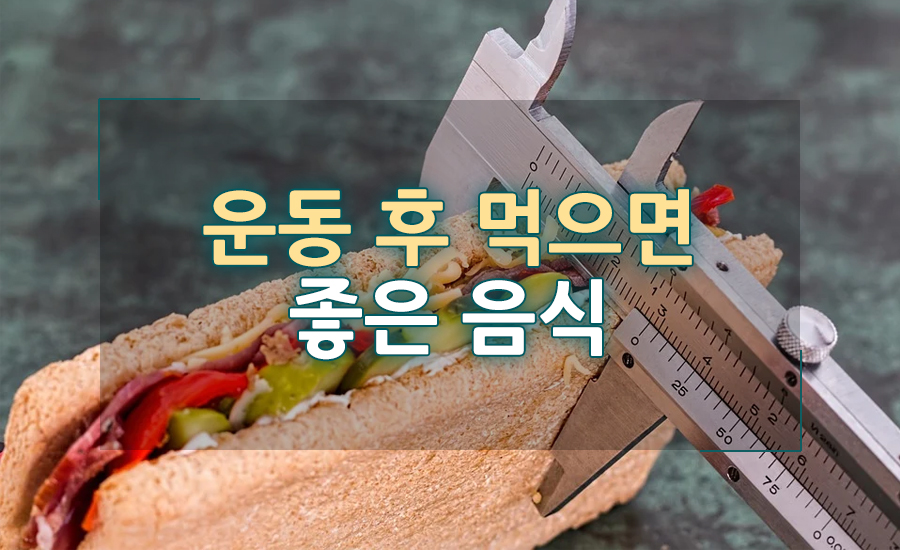 운동 후에 먹으면 좋은 음식