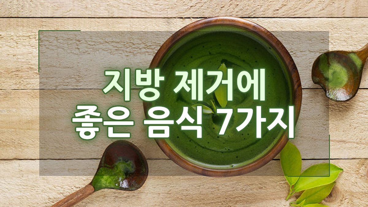 우리 몸속 지방 제거에 좋은 음식