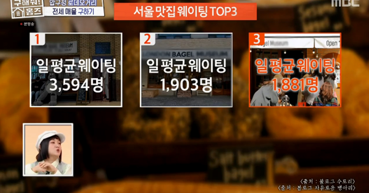 어제자 구해줘 홈즈에 나온 런던베이글뮤지엄
