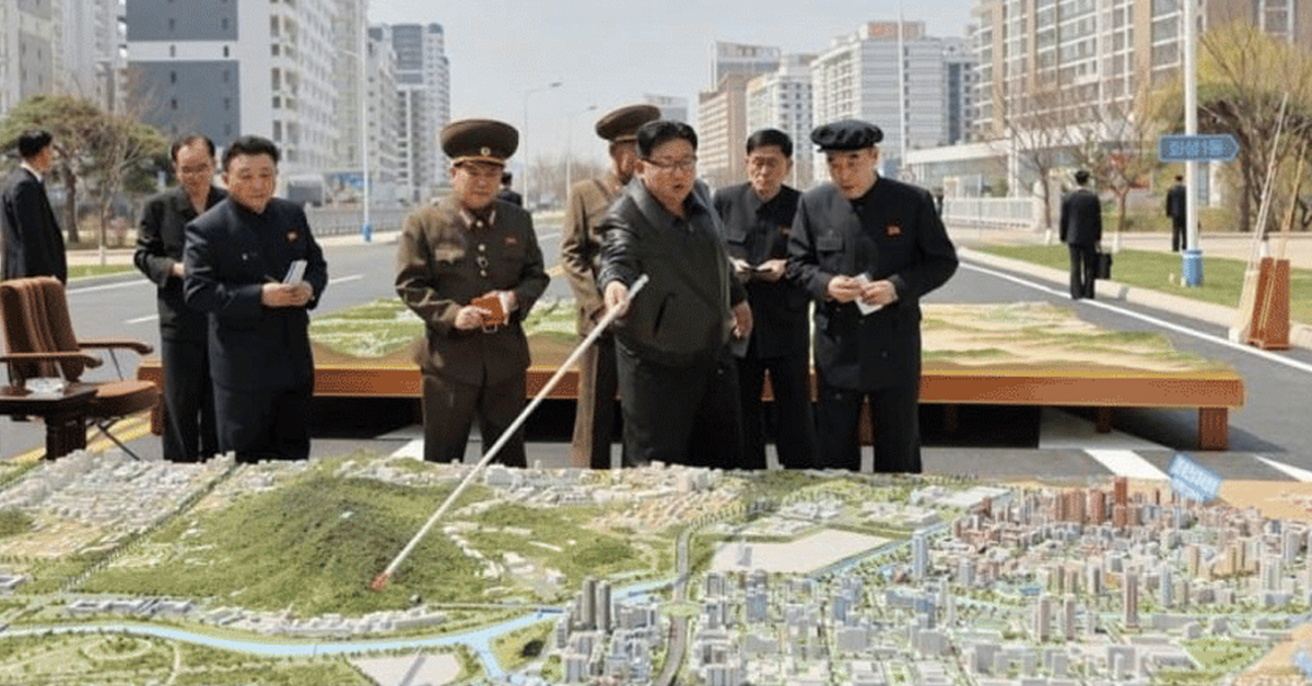 어제 공개된 북한 평양 신도