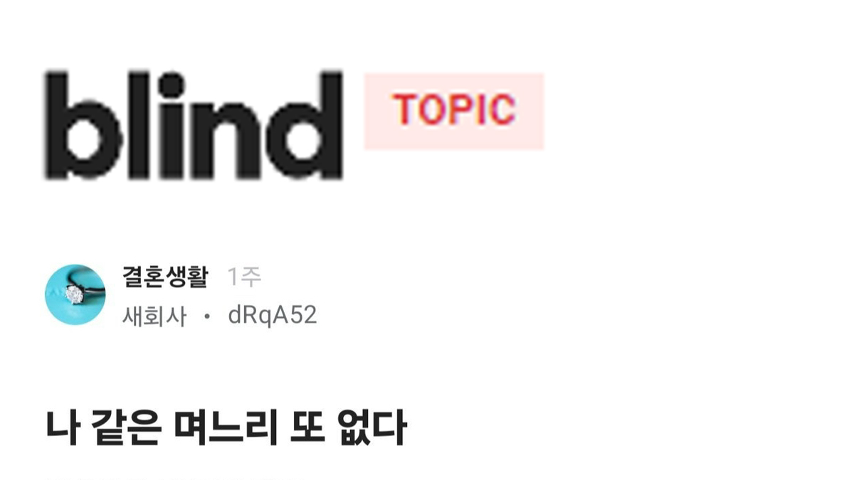 나 같은 며느리 또 없다