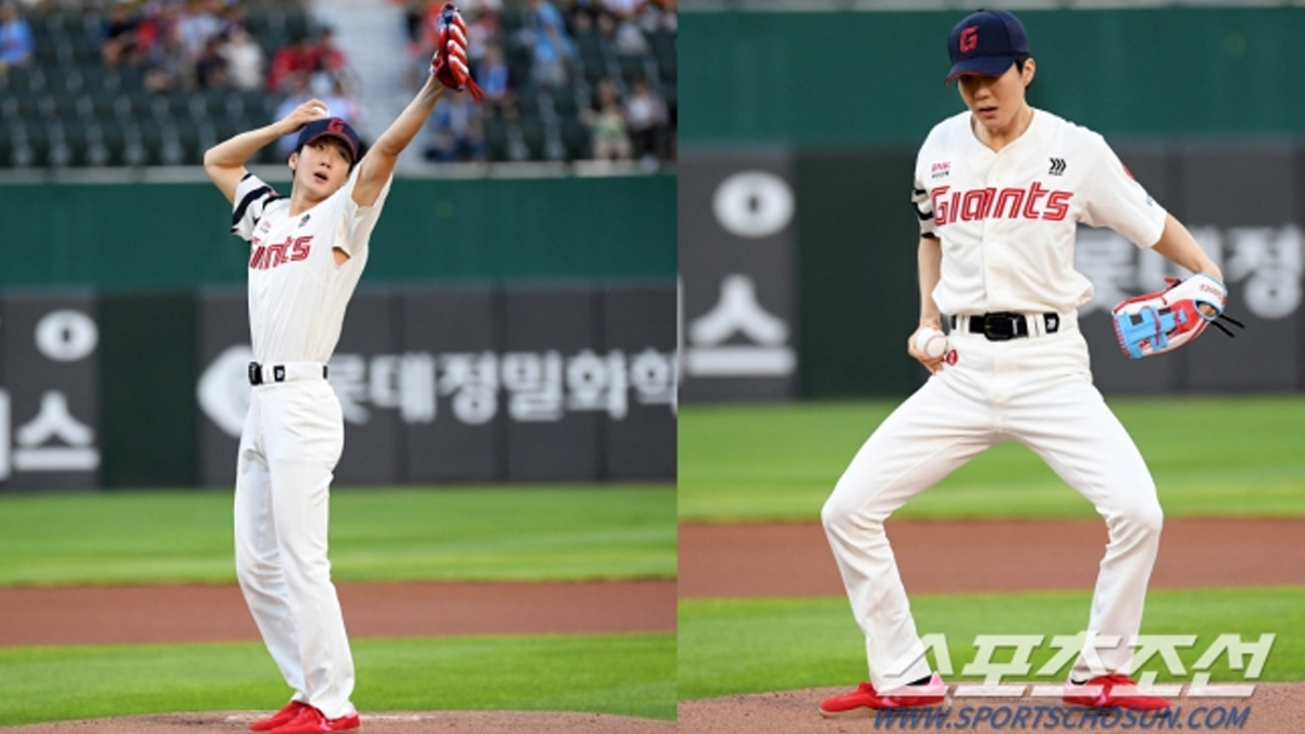 [SC이슈] 위너 이승훈, 18초 마운드 댄스 시구…민폐논란 끝 KBO 민원제기