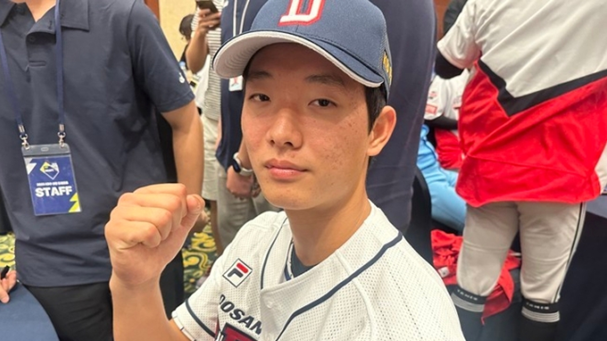 초대받지 못했는데, 감격의 두산 2R 지명. 최민석 "집에서 어머니가 먼저 우셨다" [2025드래프트]