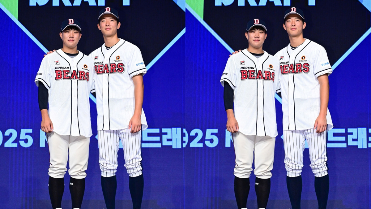‘어떻게 이런 일이…’ 집에서 드래프트 시청→2R 지명→긴급 호출, 극적으로 기념사진 남기다